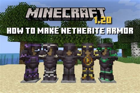 Place the Netherite Ingot into the material slot of a Smithing Table and insert any piece of Diamond Armor into the gear slot. The result will be the Netherite variant of the equipment piece in Minecraft. In other words, here is a step-by-step summary of what you must do to make Netherite Armor: Find Ancient Debris in the Nether.